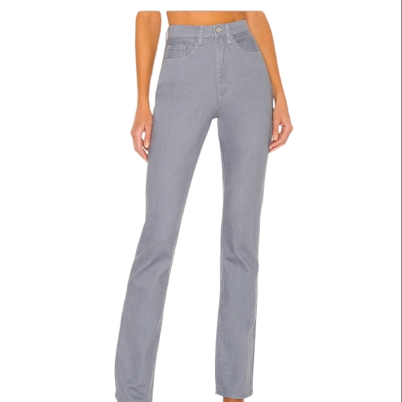 We Wore What? Revolve baby boot gray blue denim cotton casual 30 - Picture 3 of 12